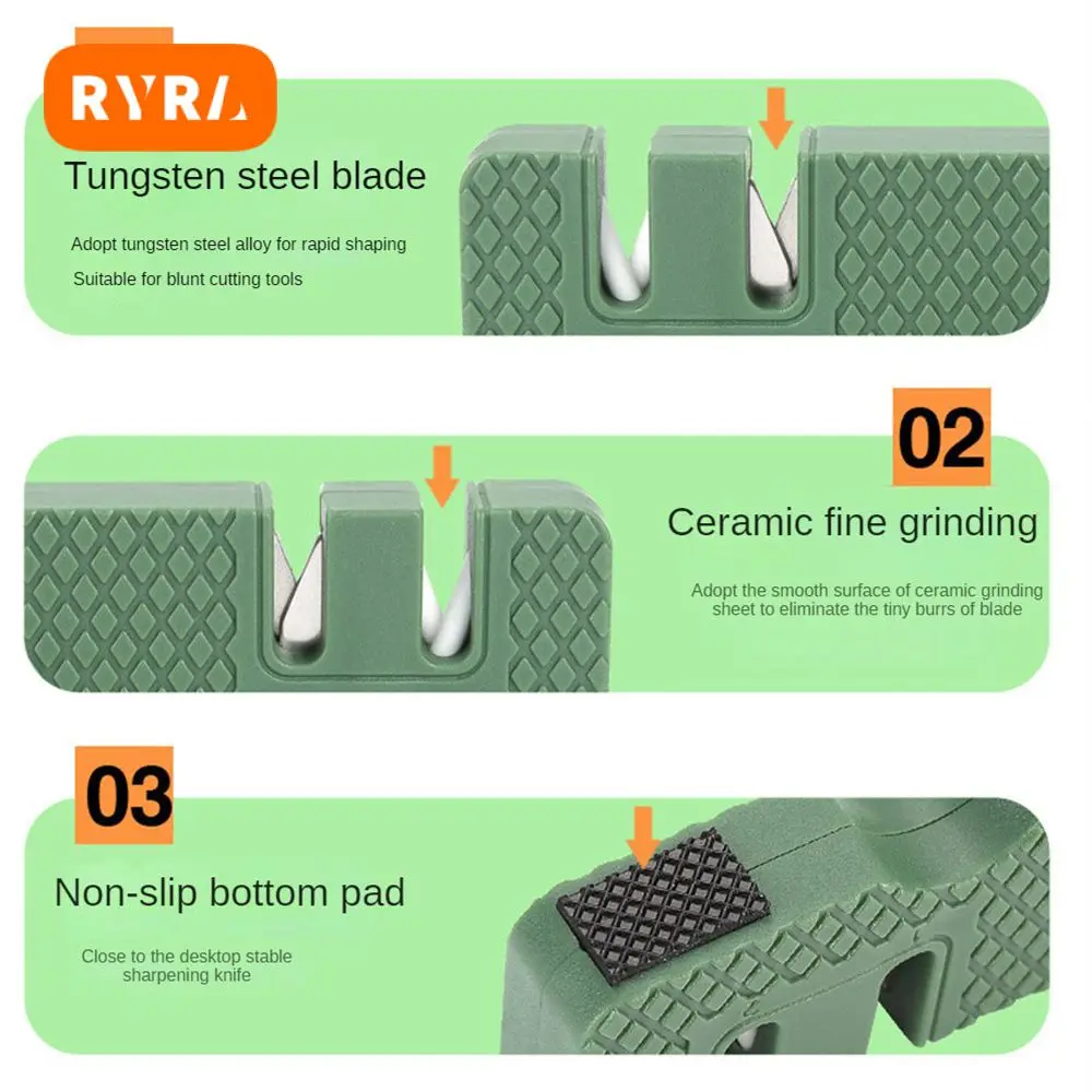 Точилка для ножей небольшого размера безопасная Удобная основа стабильная