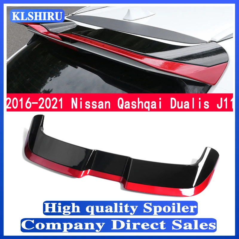 

For Nissan Qashqai Dualis J11 2014 2015 2016 2017 2018 2019 2020 2021 High quality ABS plastic rear wing color car rear spoiler
