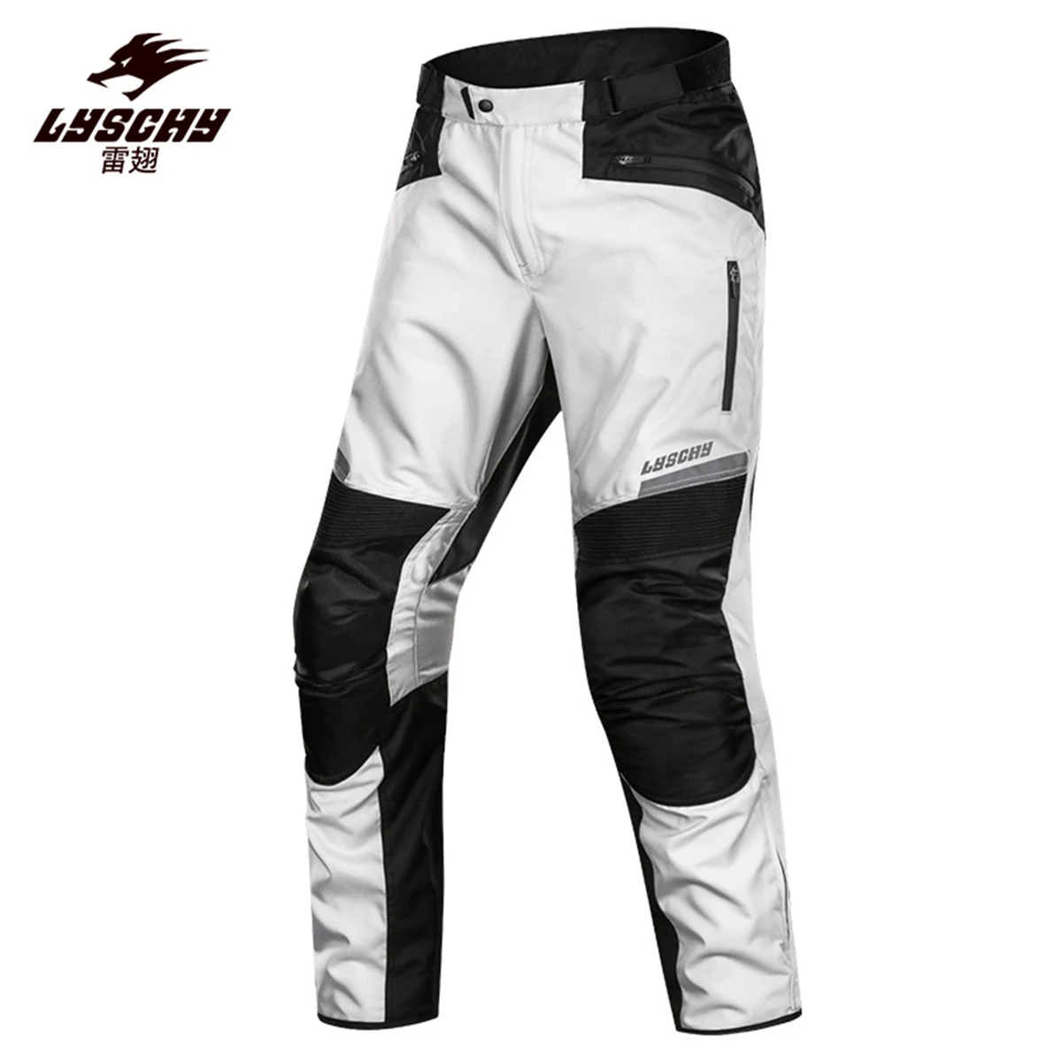 

Мотоциклетные штаны LYSCHY для мужчин, зимние мотоциклетные штаны, защитное снаряжение, армированные брюки, водонепроницаемые со съемной подкладкой