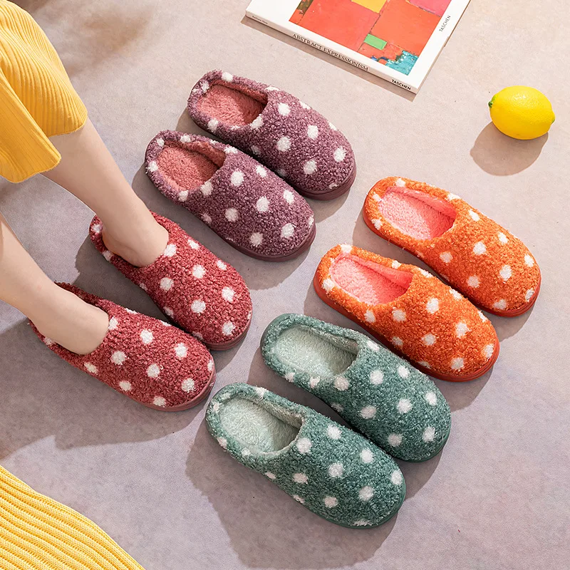 

2022 New Cotton Slippers Women's Soft Bottom Warm Lovers Plush Slippers Wholesale Home Men's Cotton Towed Winter Flip Flops