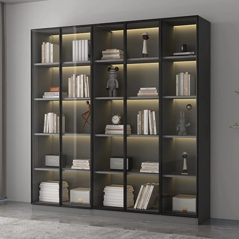 Современный дизайн минималистичный книжный шкаф дисплей белый кубический