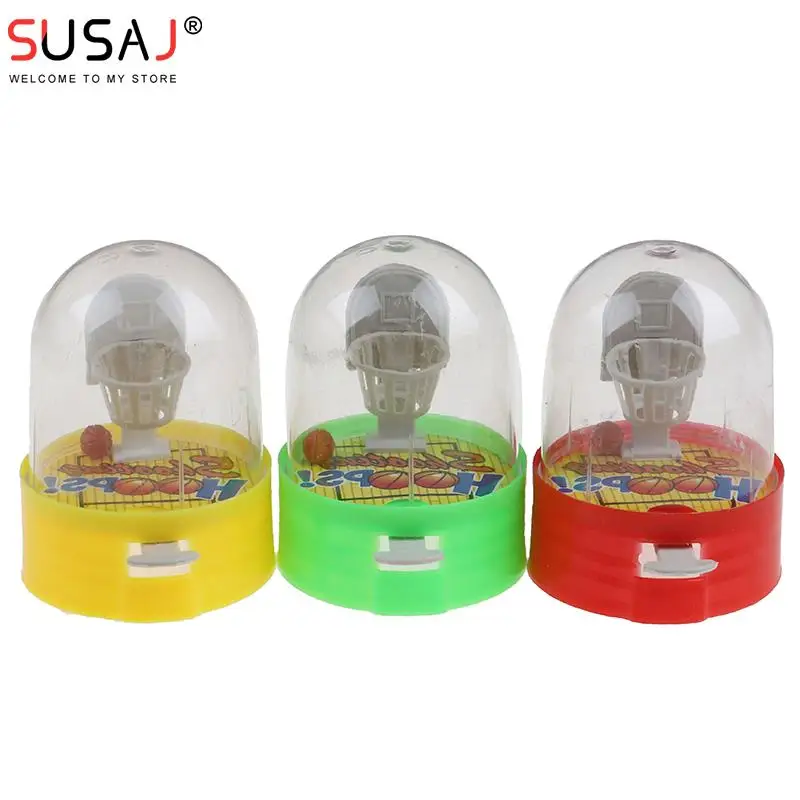

Cute Mini Basketball Machine Handheld Finger Ball Reduce Pressure Player Shooting Puzzle Children Toys Gift For Kids Fans Club