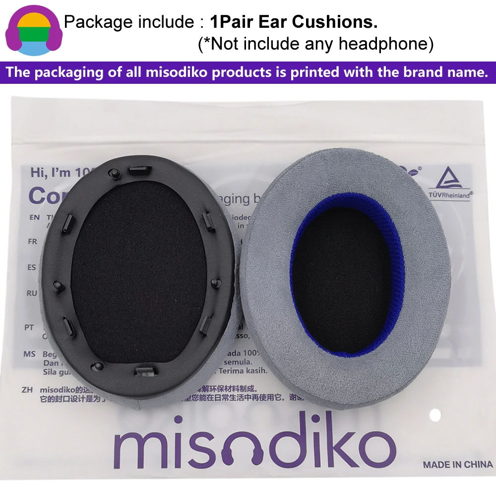 misodiko Upgraded Ear Pads Cushions Replacement for Sony WH-1000XM3 Headphones