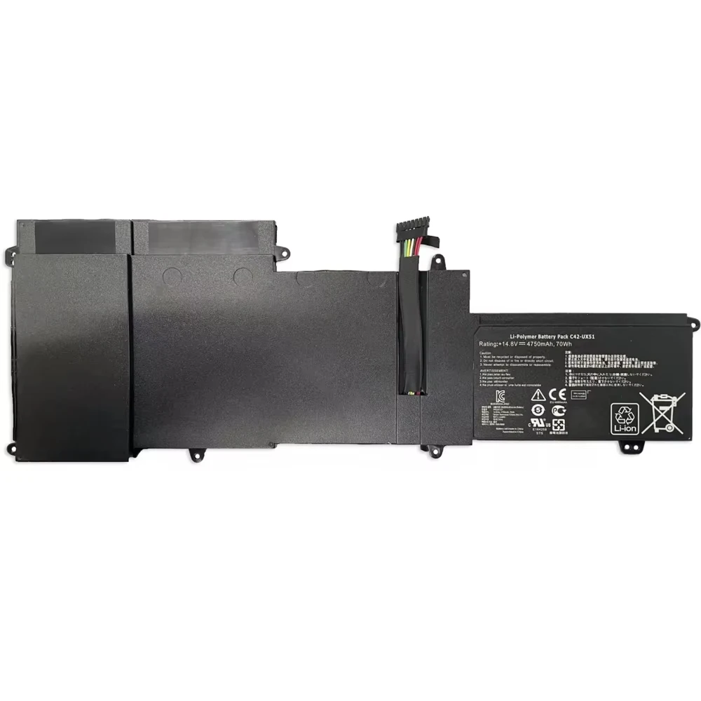 Фото 7XINbox C42-UX51 14,8 В 70 Втч аккумулятор для ноутбука ASUS ZenBook UX51 UX51V UX51VZ U500VZ серии №2