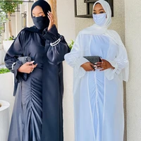 solid open kaftan dubai abaya turkey kimono cardigan robe muslim hijab dress ramadan abayas for women caftan islamic clothing