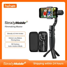 Hohem Handheld Gimbal 3-Axis Stabilizer iSteady Mobile Plus Phone Selfie Stick Tripod for iPhone 13 12 Pro/Max Huawei Xiaomi 