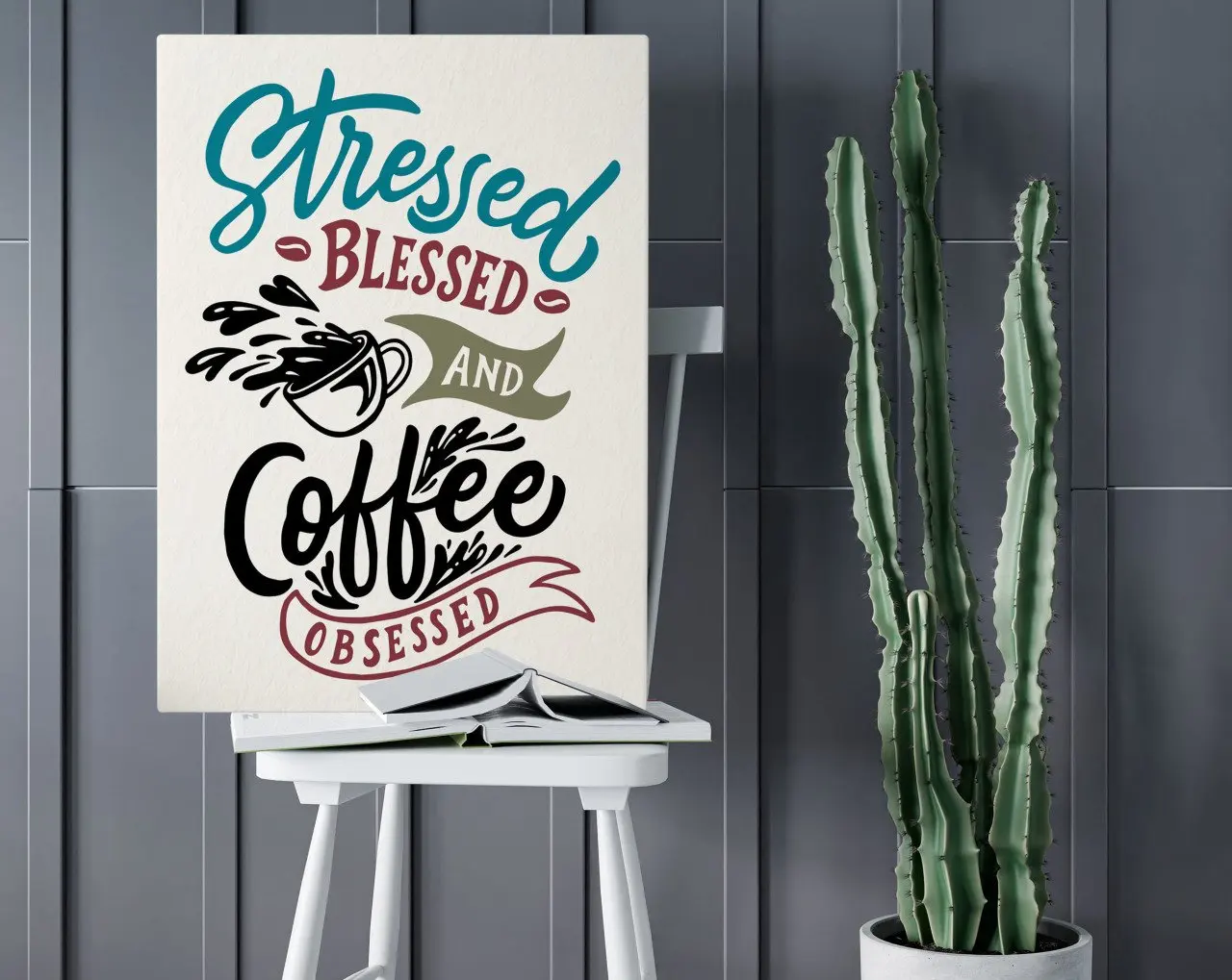 

Холщовый столик BK Home Coffee Design 50x70 см-3 дюйма