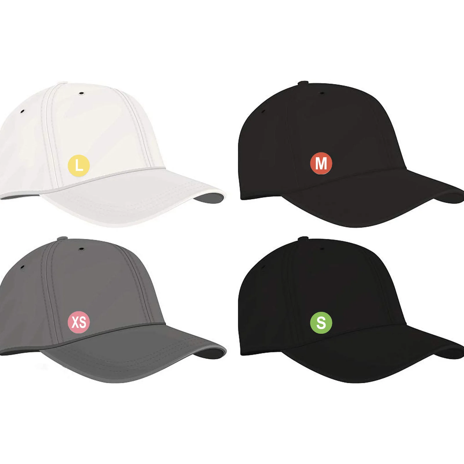 

Durable High Quality Sticker Labels 1 Inch 1 Roll 500 Pieces Circle Clothing Size Hat Size Multicolor For Sweaters