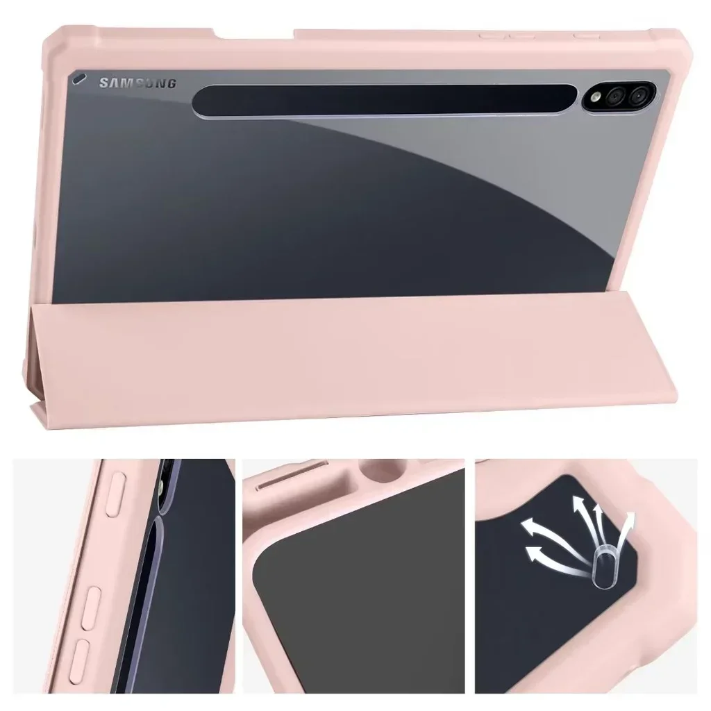 Чехол для планшета Samsung Galaxy Tab S9 Plus 2023 новый S7 FE S8 S8+ S7+ 12 4 дюйма SM-X800 SM-X806 SM-T730 чехол с