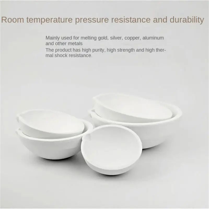 

Quartz Bowl High Heat Resistance Strong Oxidation Resistance Ceramics Molten Gold Crucible Welding Accessories Antiseptic 5000 ℃