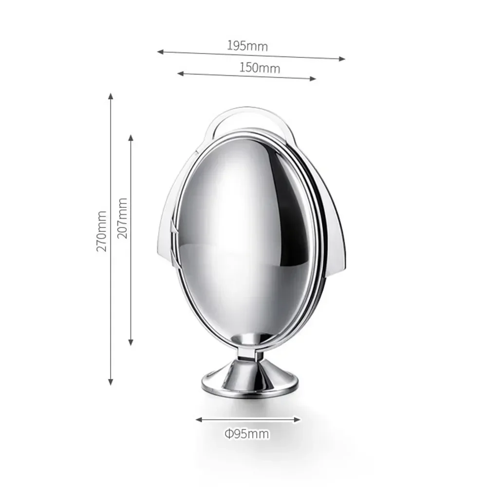 Десертная тарелка Nordic Light — двухслойный складной серебряный поднос, подставка для торта из нержавеющей стали для украшения дома/настольного стола