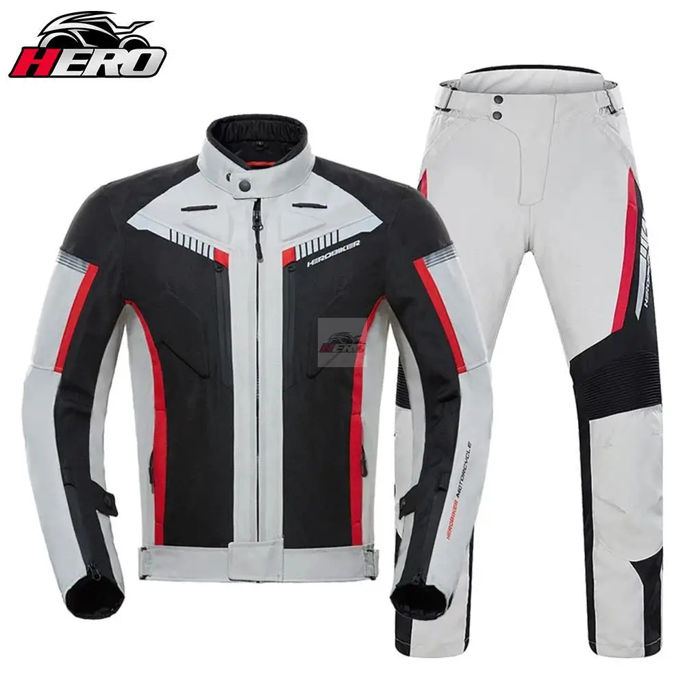 

Мотоциклетная куртка HEROBIKER, водонепроницаемая зимняя непромокаемая куртка для мотокросса, ветрозащитная одежда для верховой езды, защитное снаряжение