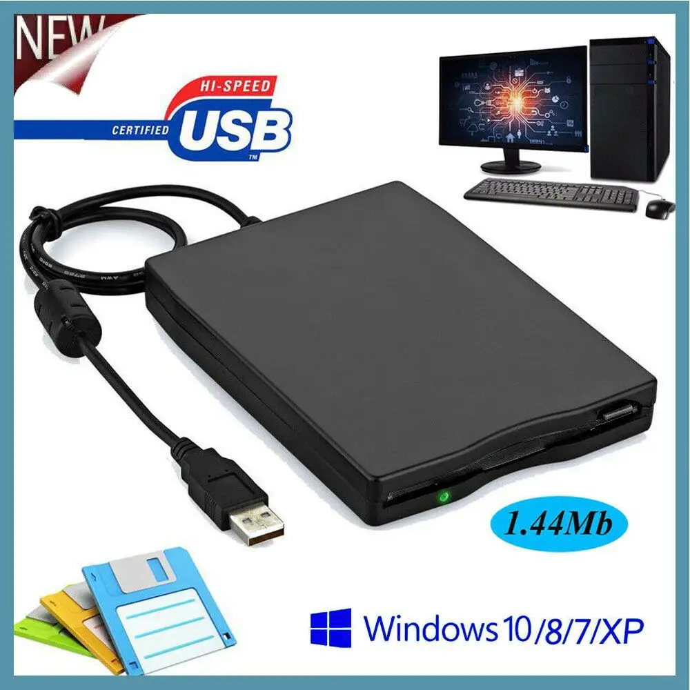 

Накопитель для ноутбука USB/FDD 1,44 Мб