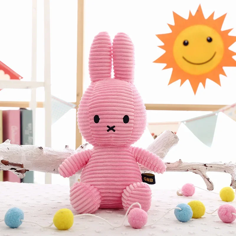 8-дюймовый кавайный милый полосатый кролик Miffy PP, хлопковая мягкая фигурка, игрушка, периферийная кукла, Рождественский подарок для девочек и мальчиков (art.: 3920ca761ca56) - 3920ca761ca56