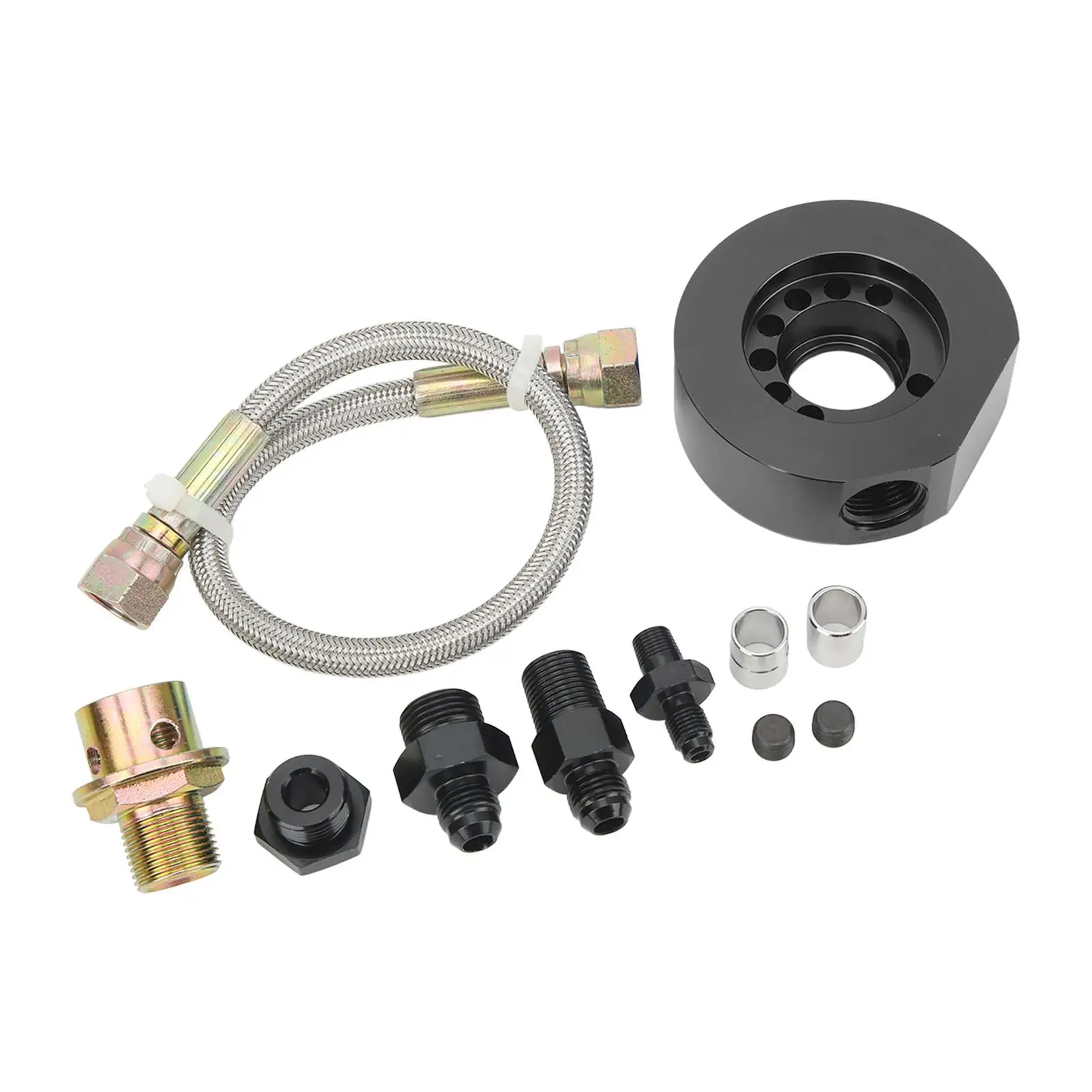 Oil Filter Plate Adapter VTEC Head Conversion Kit Aluminum Wearproof for ls B18 B20 Swap Engines