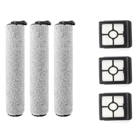 suitable for midea x8 washing machine accessories fc9 pro flash roller brush filter hepa filter scrubber accessories 6pc