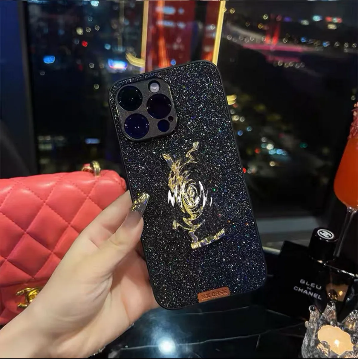 

For iPhone 13promax14 12 11 XR XSMAX full bag fall protection case 14Pro frosted silica gel ultra-thin, glitter series