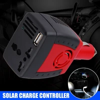 12v to 220v car mobile power inverter adapter usb auto car power converter charger used for all mobile phone universal 150w