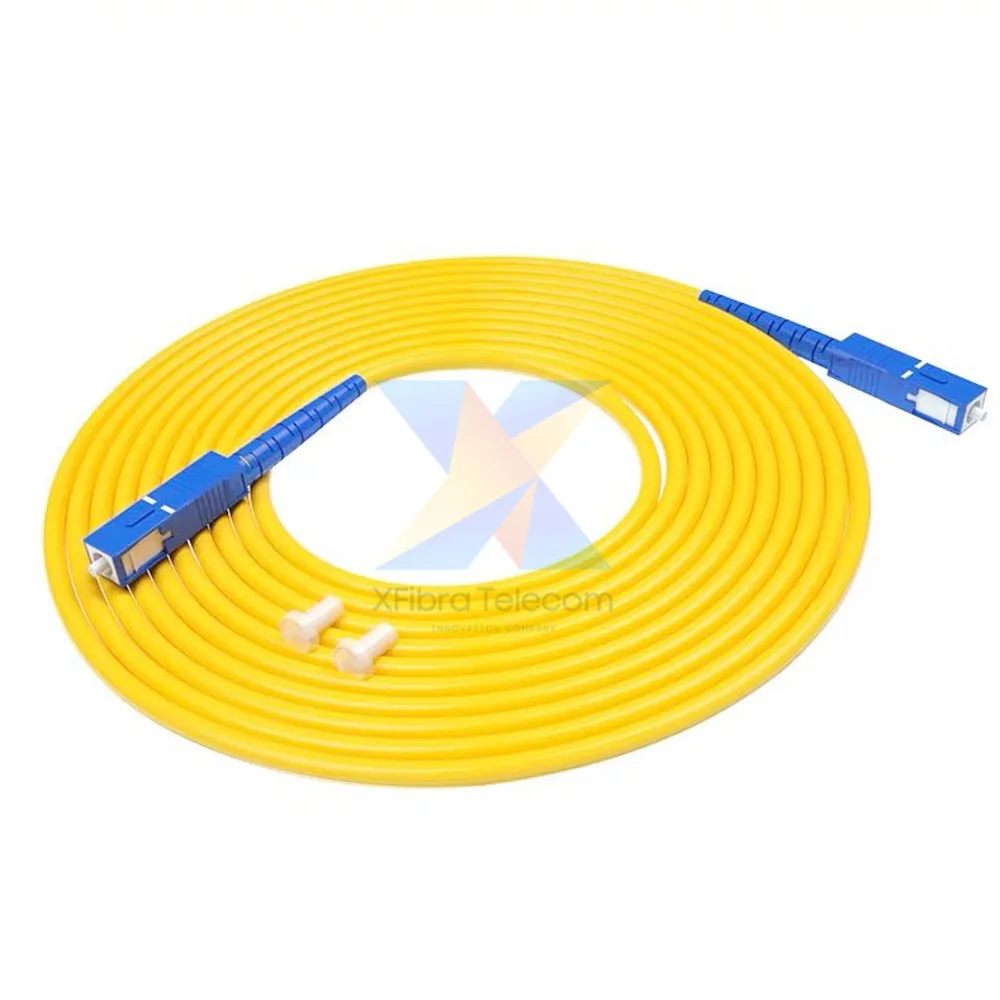 

10 шт. SC UPC 3 м Simplex Mode волоконно-оптический патч-корд SC UPC 3,0 мм FTTH SM волоконно-оптический Джампер кабель
