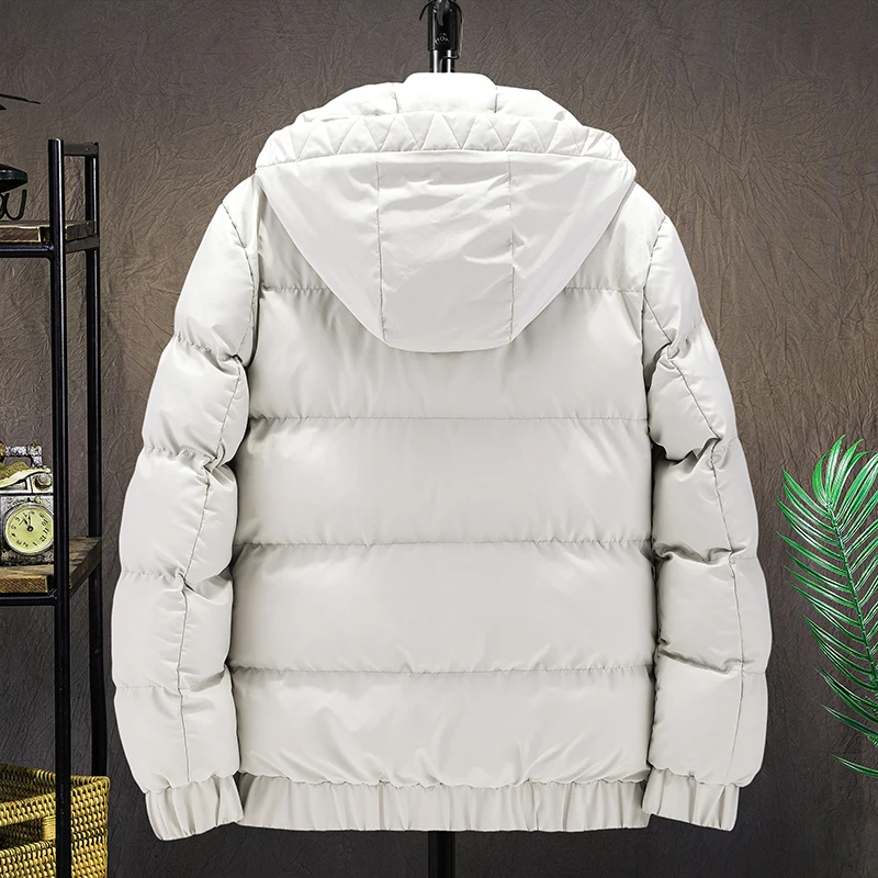 Winter men's short cotton padded jacket men's loose Korean fashion winter coat cotton padded jacket bread jacket cold proof cott