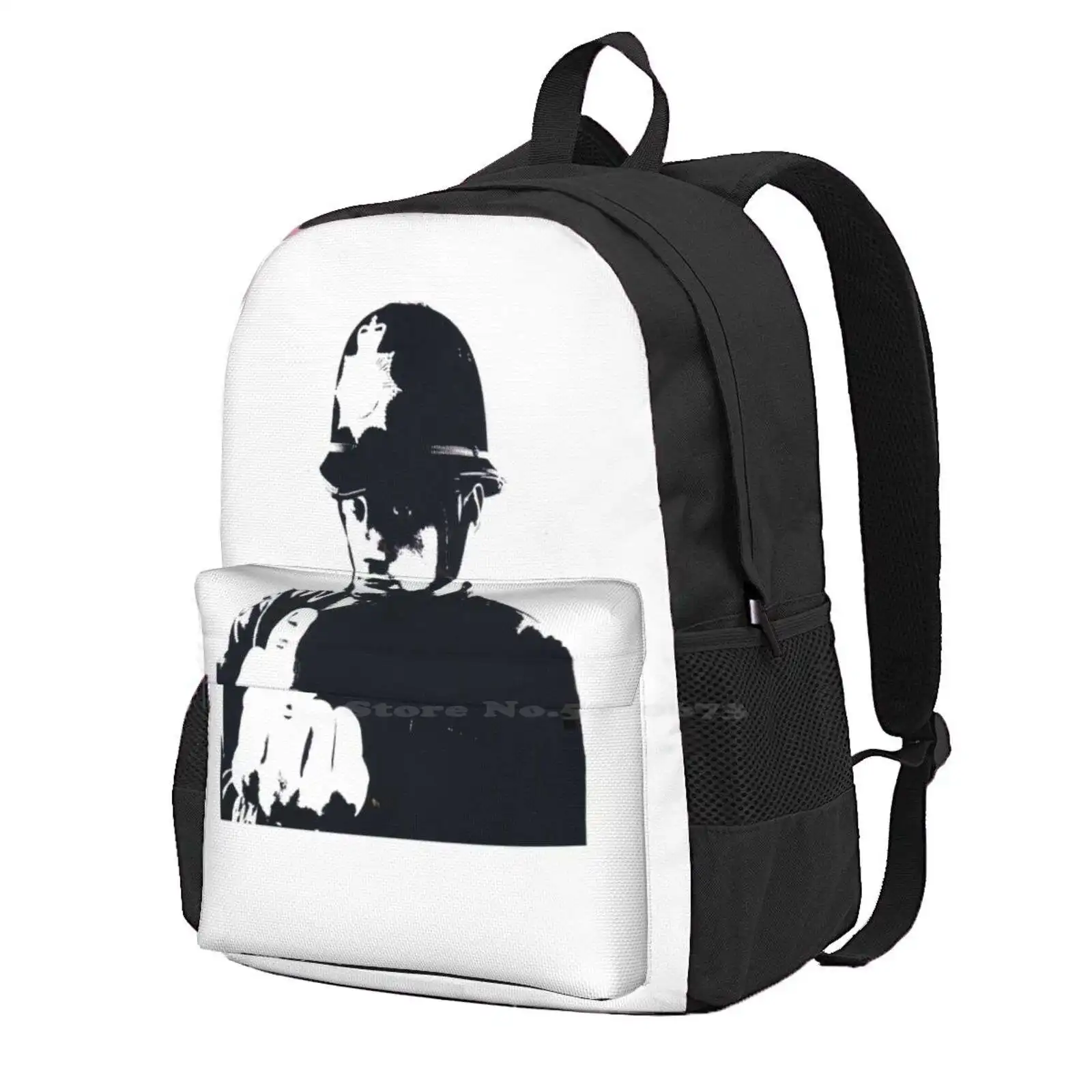 

Модный Дорожный рюкзак для ноутбука, школьный рюкзак для полицейских от Banksy