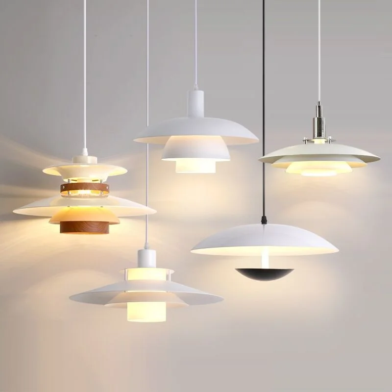 

Скандинавская Люстра для ресторана бара, датская современная простая и Минималистичная креативсветильник па, роскошная дизайнерская ламп...