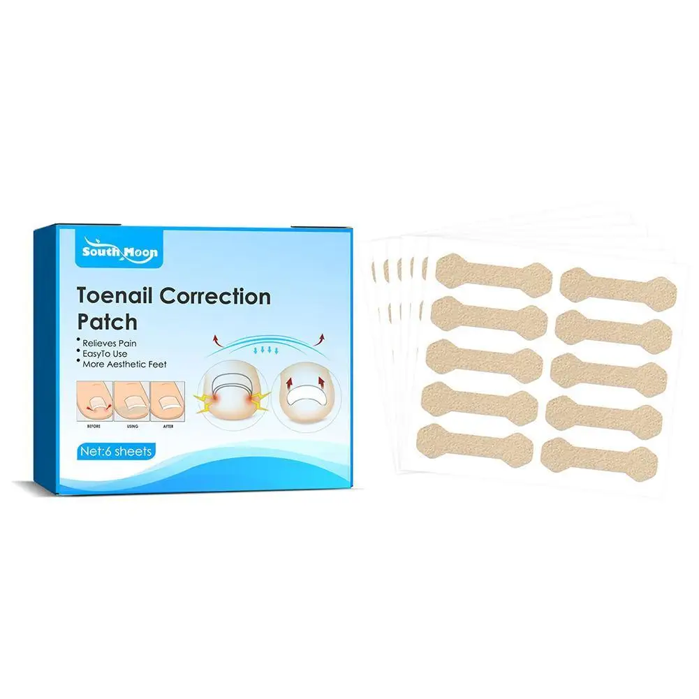 

60pcs Nail Correction Stickers Waterproof Paronychia Treatment Recover Corrector Pedicure Tool Ingrown Toenail Corrector Patches