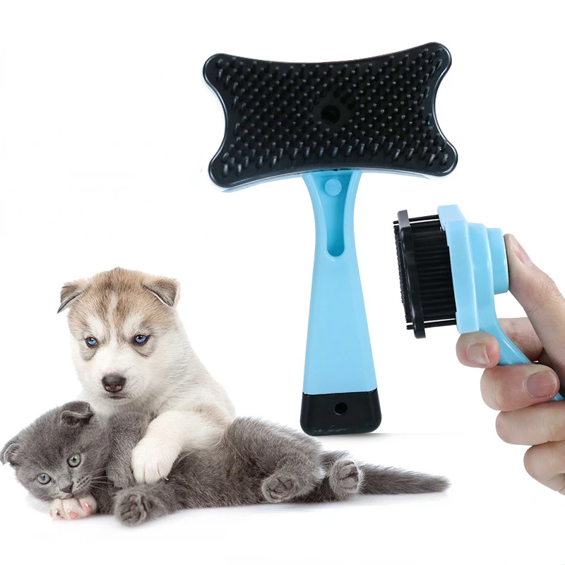 

Pet Hair Removal Comb Cat Dog Brush Pet Hair Grooming Tool Puppy Hair Shedding Combs Pet Fur Trimming Dematting Deshedding Brush