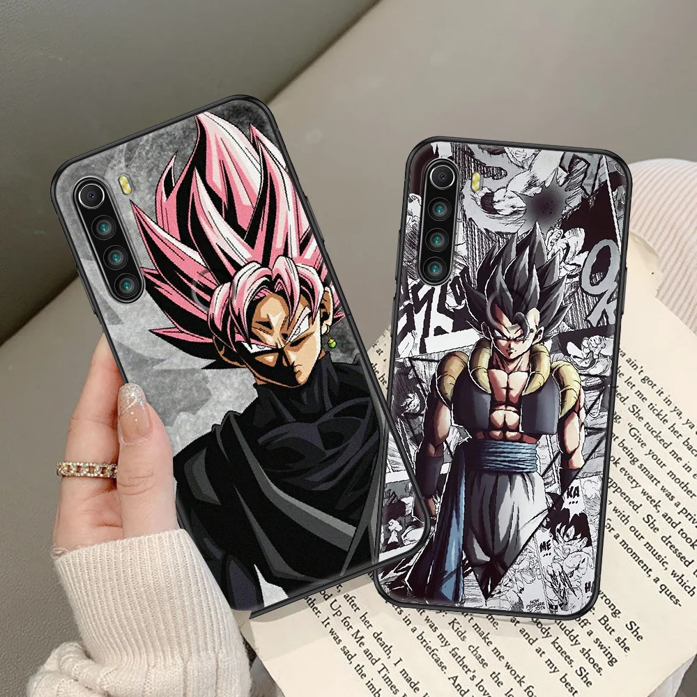 

Bandai Son Goku Dragon Ball Phone case For Xiaomi Redmi Note 7 7A 8 8T 9 9A 9S 10 K30 Pro Ultra black silicone bumper luxury
