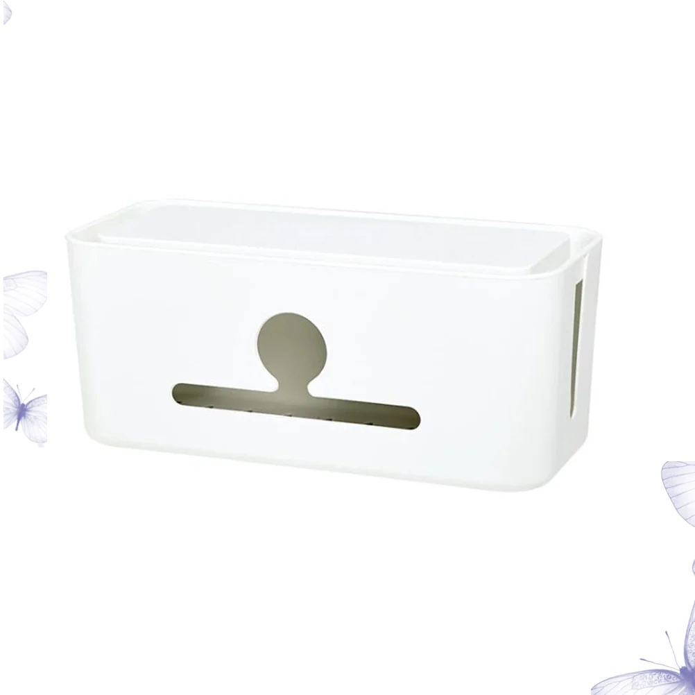 

Practical Power Cord Storage Box Power Strip Data Headset Finishing Wire Organizer Cable Management Wire Arranging Case for