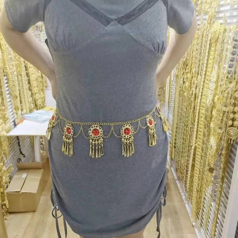 Цепочка на талию в богемном стиле для танца живота