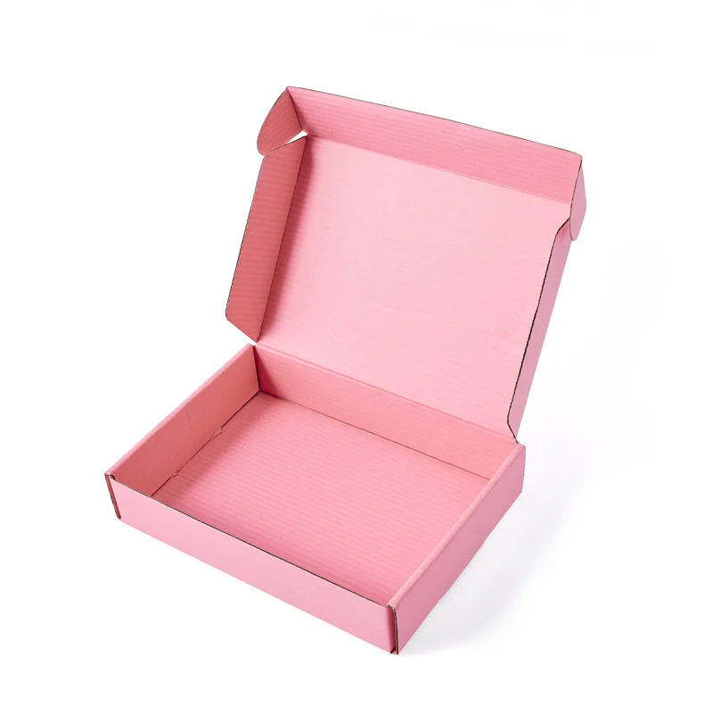 

20 pcs 25x20x7 pink box printed logo