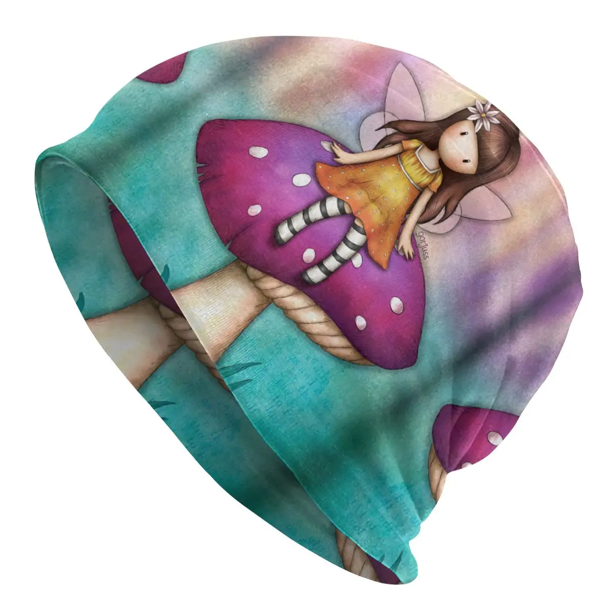 

Cartoon Girl Santoro Gorjuss Bonnet Femme Hip Hop Knit Hat For Men Women Warm Winter Beanies Caps