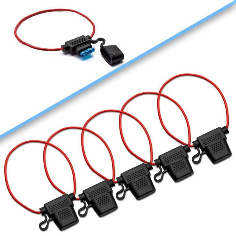 100 шт. мини-адаптер плавкого предохранителя с 6 предохранителями