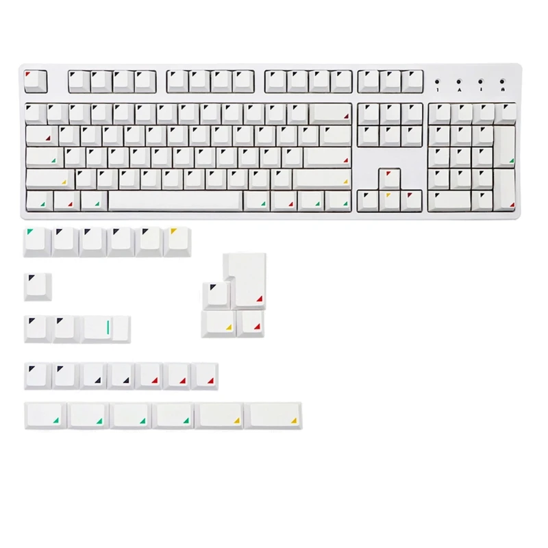 

Колпачки для клавиш с геометрическим изображением вишни, 131 клавиш для MX Switch GK61/ 64/ 68/87/104/108