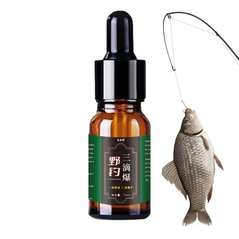 

Fish Attractants For Baits Attractive Effective Fish Bait Additive 15ml Fishing Accessories Safe For Herring Carp Freshwater
