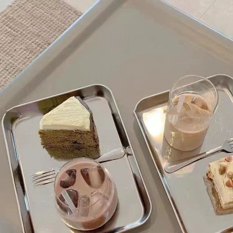 

Прямоугольная тарелка из нержавеющей стали