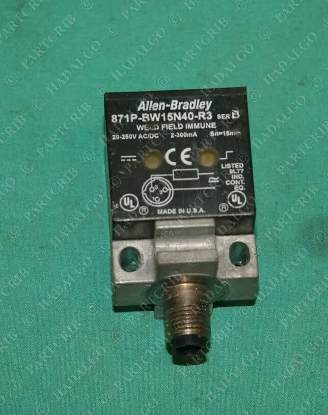 

Allen Bradley, 871P-BW15N40-R3, Proximity Switch Sensor