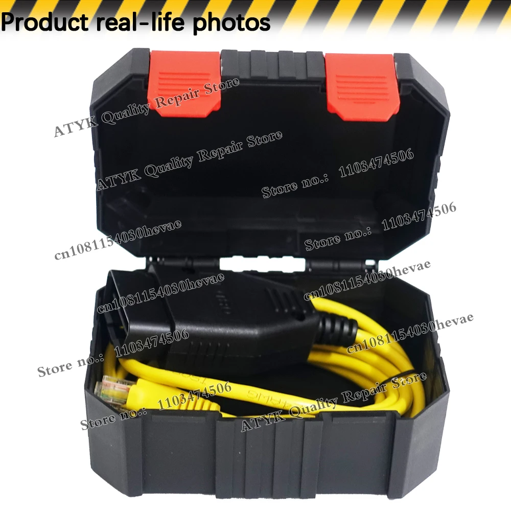 Фото Кабель ENET Bimmercode OBD2 для кодирования BMW F-серии |   E SYS ISTA+ ICOM Bootmod3 Bimmerlink OBD |   Кабель для тяжелых условий эксплуатации №2