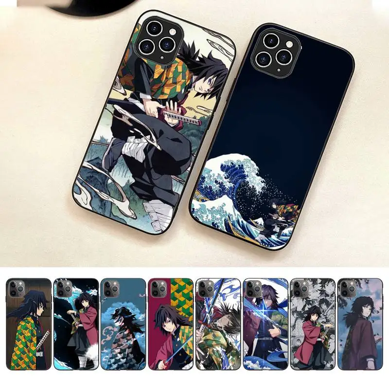 

Demon Slayer Anime Tomioka Giyuu Phone Case For Iphone 7 8 Plus X Xr Xs 11 12 13 14 Se2020 Mini Pro Max Case