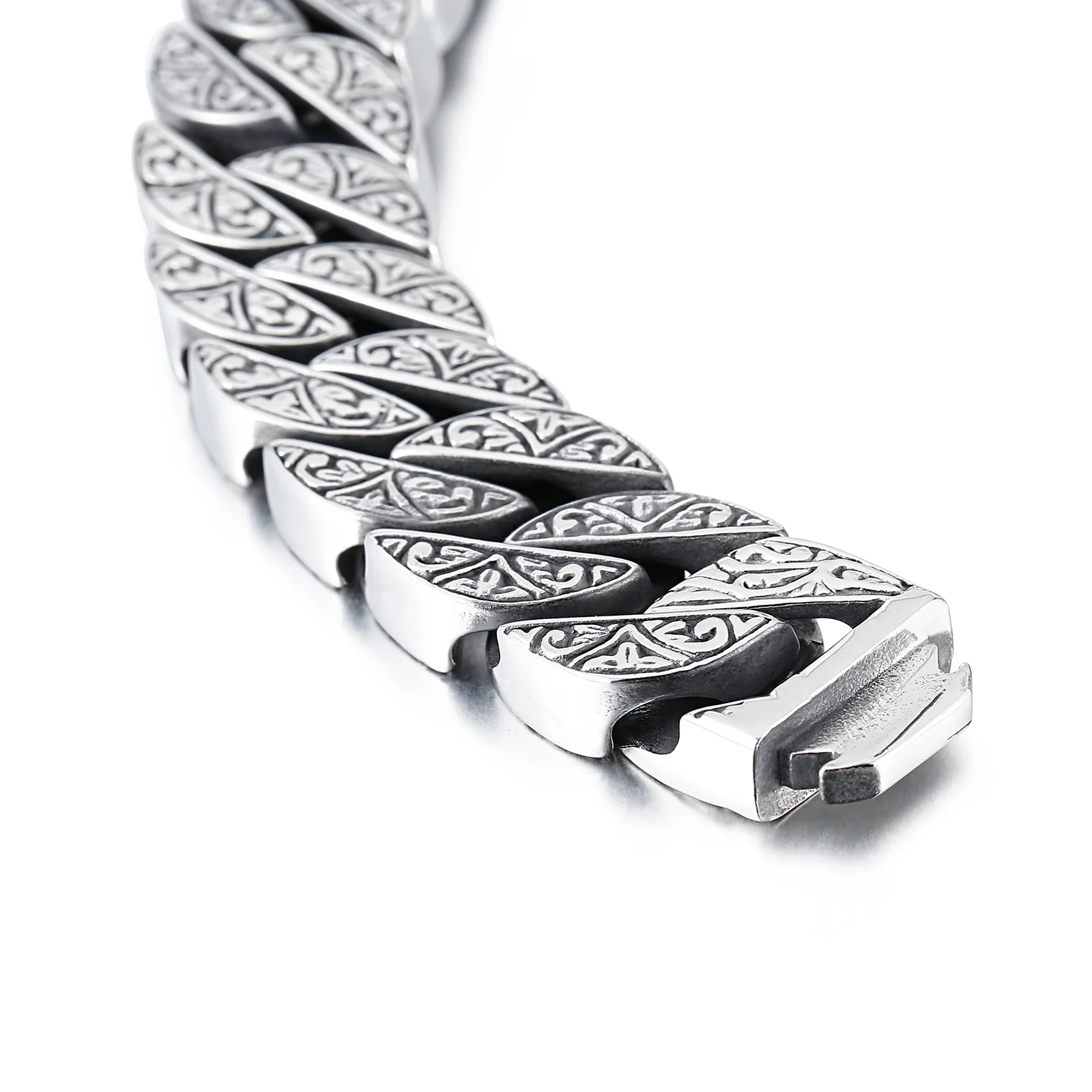 Винтажный браслет-цепочка арабескитной кубической цепочки диаметром 17 мм —