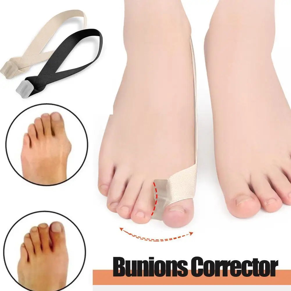 

Toe Splint Bunions Corrector Orthotics Foot Care Silicone Gel Hallux Valgus Belt Big Bone Thumb Straightener Separators
