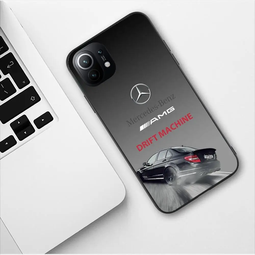 Luxury Car Mercedes Benz Phone Case For Xiaomi 13 12 11T 9 11 10C 9T 8 9SE 11i Lite Ultra Note10 Poco F3 M4 M3 Pro Soft Covers
