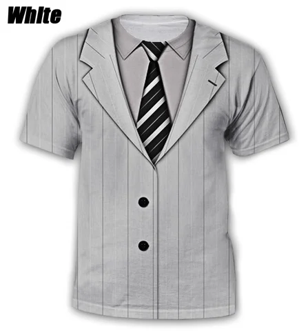 Новая летняя мужская модная повседневная футболка с короткими рукавами и 3D принтом