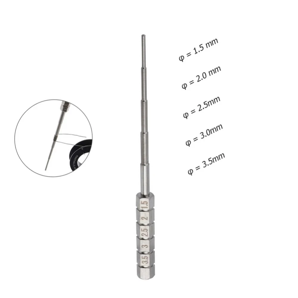 Stainless Steel Wire Coil Jig Prebuilt Coil Tool Jigs Wrapping Coil 1.5mm/2.0mm/2.5mm/3mm/3.5mm Power Tool Parts