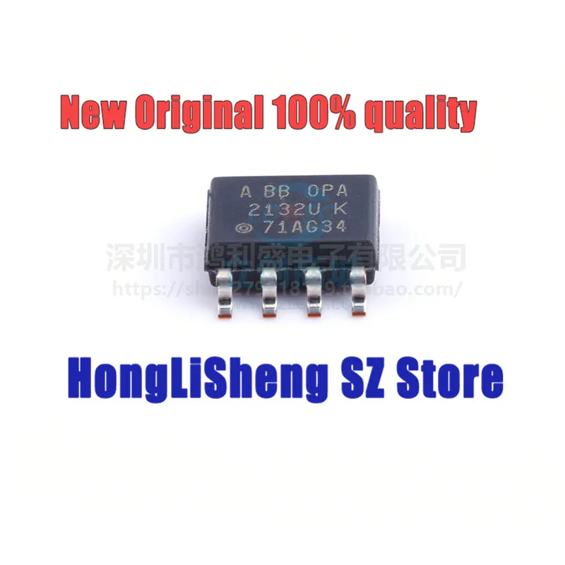 Набор микросхем OPA2132UA/OPA2132U/OPA2132/OPA2132UK/2132UK/SOP8, новинка 100% и оригинал, 10 шт./партия