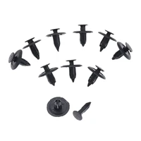 50 pcs black plastic fasteners auto trunk ceiling fixed clamp push type interior clip fit for mazda 323 family car replacement