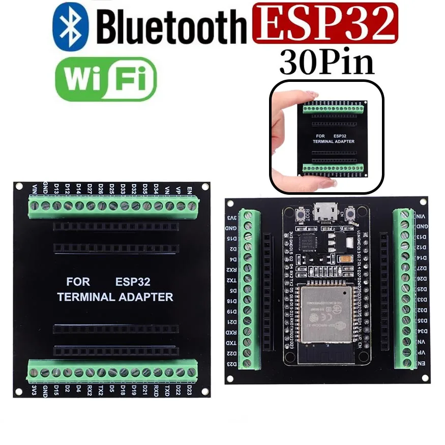 Макетная плата ESP32 с модулем Wi-Fi и Bluetooth