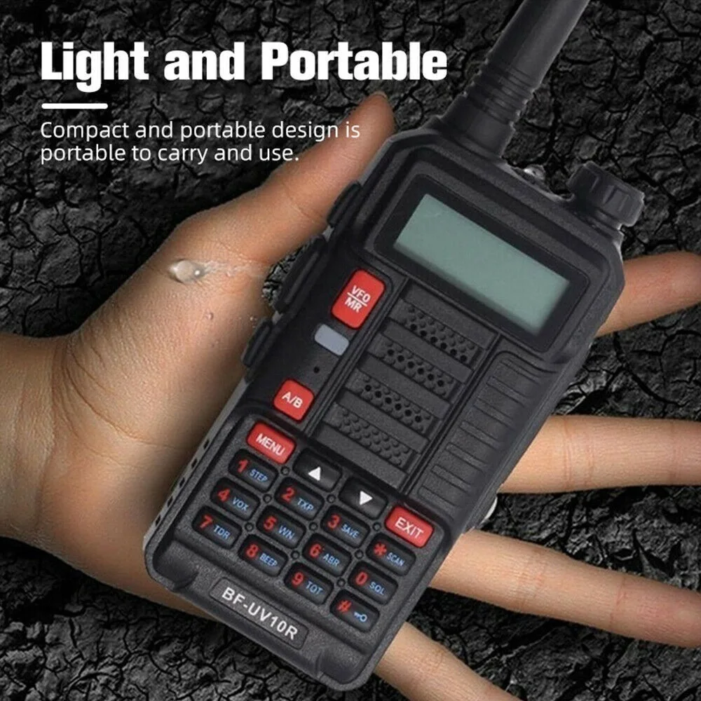 BAOFENG UV-10R Dual-Band Walkie Talkie Long Range Two Way Radio Waterproof UK