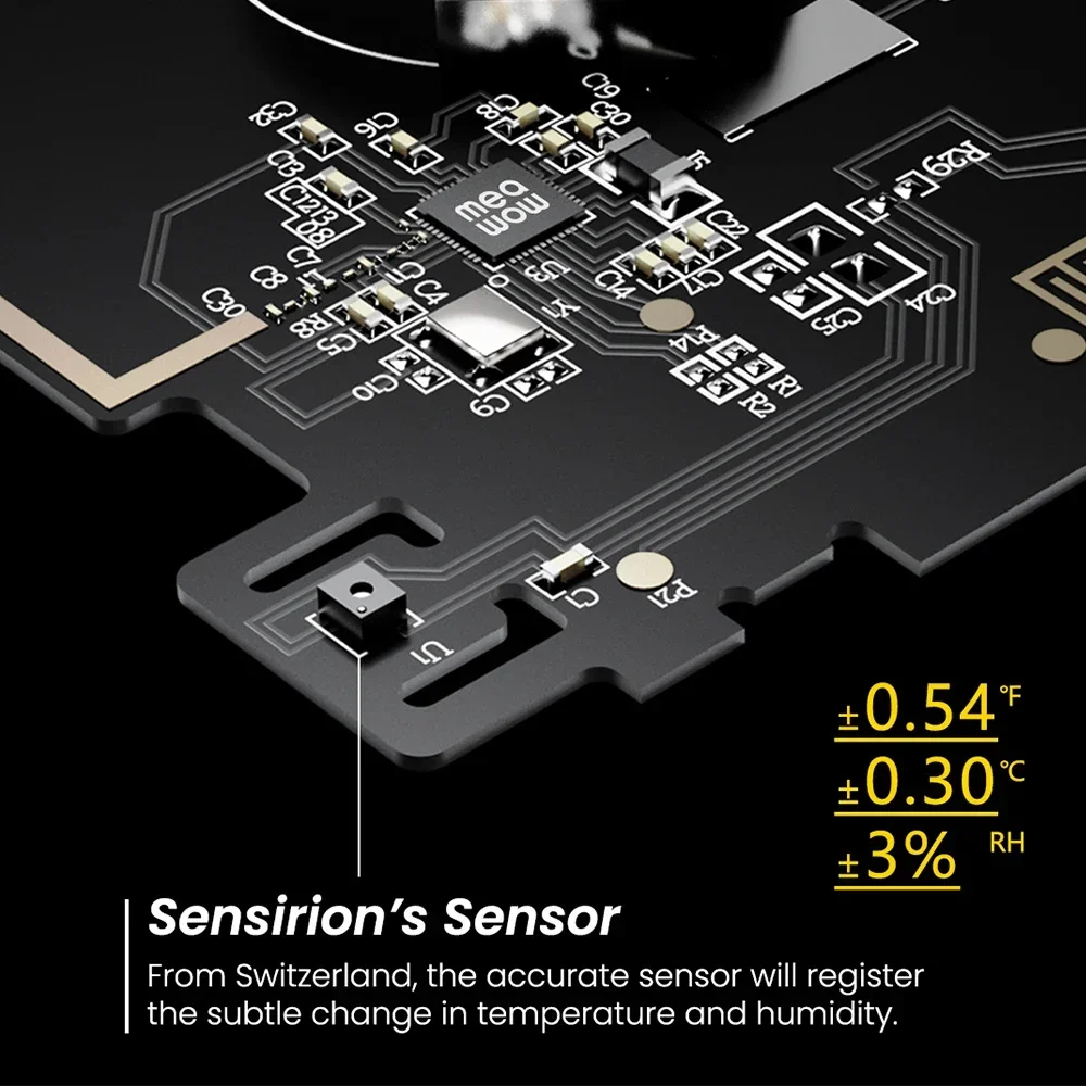 Умный дом Termometro Ultrafino цифровой дисплей E-ink экран большой термометр гигрометр